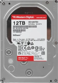 Жесткий диск/ HDD WD SATA3 12Tb Red Pro 7200 512Mb 1 year warranty (replacement WD121KFBX, WD120EFBX, WD120EFGX)