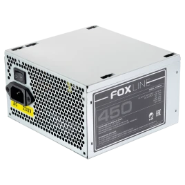 Блок питания 450Вт/ Power Supply Foxline, 450W, ATX, NOPFC, 120FAN, 2xSATA, 2xPATA, 1xFDD, 24+4