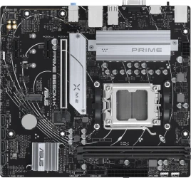 Материнская плата ASUS PRIME B650M-K SocketAM5 AMD B650 2xDDR5 mATX AC`97 8ch(7.1) 2.5Gg RAID+VGA+HDMI [PRIME B650M-K]