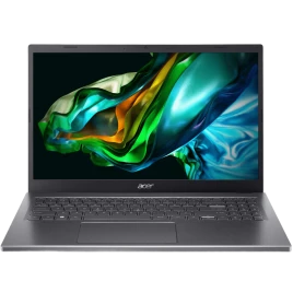 Ноутбук/ ACER Aspire A515-58P-759A 15.6"(1920x1080 (матовый))/Intel Core i7 1355U(1.7Ghz)/16384Mb/512PCISSDGb/noDVD/Int:Intel Iris Xe Graphics/Cam/BT/WiFi/50WHr/war 1y/1.8kg/Gray/NoOS