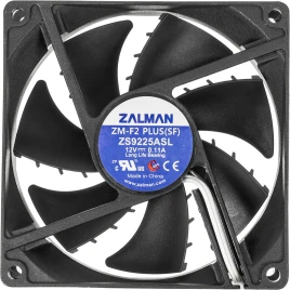 Вентилятор для корпуса Zalman ZM-F2 Plus (SF) 90х90x25 черный 3-pin 23дБ Ret [ZM-F2 PLUS (SF)]