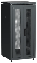 ITK LINEA N 24U 600х600мм распаш. перф. дв. задн. перф. чер.