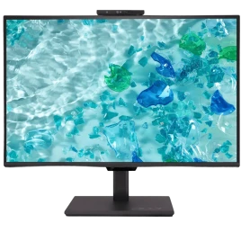 Монитор/ ACER B248YGbemiqprcuzx 23,8'', ZeroFrame, Black, PCR 85% + OBP 5%, 16:9, IPS, 1920x1080, 4ms, 300cd, 120Hz, 1xHDMI(2.0) + 1xDP(1.2) + 1xDP Out + Type-C(PD100W) + 1xDP Out + RJ45 + USB Hub(3.2) + USB-B(2up 3down) + Webcam + SPK + Audio O