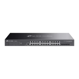 Коммутатор/ TP-Link JetStream™ 24-port Pure-Gigabit L2+ Managed Switch, 24 10/100/1000Mbps RJ45, 4*10G SFP+ Slots