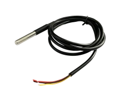 RS-T1, Датчик температуры Rem, с проводом 2 м, для блока розеток, цвет: чёрный