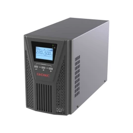 Онлайн ИБП ДКС серии Small Tower, 1000 ВА/900 Вт, 1/1, 2xSchuko, EPO, USB, RS-232, RJ45, з/у 6А, без АКБ