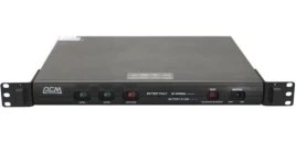 Источник бесперебойного питания Powercom King Pro RM KIN-1000AP 800Вт 1000ВА черный/ UPS Powercom King Pro RM KIN-1000AP 800W 1000Va black