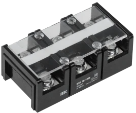 Блок зажимов БЗН ТС-1003 35 мм2 100A 3 пары IEK