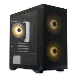 Корпус без блока питания/ Case HSPD M320, Mesh Mini-tower, Black, slide TG, 0.45 SPCC, 2x140mm ARGB (M11-140)+1x120mm ARGB (M11-120) mATX, mITX 160/340/184mm 2x2.5", 2x3.5", 4xPCI 2xUSB-A 3.0, 1xUSB-A 1.0 390x200x385mm