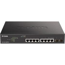 Коммутатор/ EasySmart L2 Switch 8х1000Base-T PoE, 2x1000Base-X SFP, PoE Budget 242W, 2 PoE ports 802.3bt (90W)