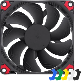 Кулер для корпуса/ Case Cooler Noctua NF-A9x14 HS-PWM chromax.black.swap (92x92x14mm, 4-pin PWM, 33.84CFM, 23.6dBA, 2500RPM, Black)