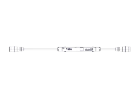 PDU, with monitoring, Uniprom series, 0/1U, 400V, 3P, 16A, IEC309 input, IEC309 output