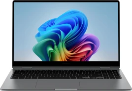 Ноутбук Samsung Galaxy Book 5 360 NP750 Core Ultra 7 256V 16Gb SSD1Tb Intel Arc 15.6" AMOLED Touch FHD (1920x1080) Windows 11 Home grey WiFi BT Cam (NP750QHA-LG3IN)
