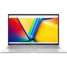 Ноутбук/ ASUS X1704VA-AU1107 17.3"(1920x1080 (матовый) IPS)/Intel Core 7 150U(1.8Ghz)/16384Mb/1024PCISSDGb/noDVD/Int:Shared/Cam/BT/WiFi/50WHr/war 1y/2.1kg/Cool Silver/DOS