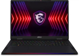 Ноутбук MSI Raider A18 HX A9WJG-216RU AMD Ryzen 9 9955HX3D/64Gb/SSD2Tb/RTX 5090 24Gb/18"/IPS/UHD+/120Hz/MiniLED/Win11/Core Black (9S7-182L72-216)
