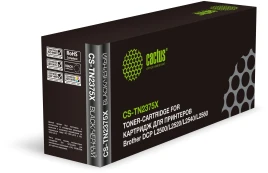 -/ Картридж лазерный Cactus CS-TN2375X TN-2375 черный (5200стр.) для Brother DCP L2500/L2520/L2540/L256 без чипа