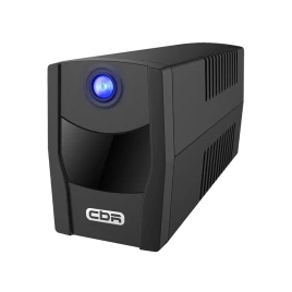 Башенный линейно-интерактивный ИБП/ ИБП CBR [QTM-650T-2F-LCUC] Line Interactive  650VA/360W 7Ah12V 2 x Shuko, HID-USB, RJ45/11