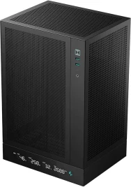 Корпус Deepcool CH170 DIGITAL черный mATX 1x120mm 1xUSB2.0 1xUSB3.0 audio bott PSU [R-CH170-BKNPI0D-G-1]