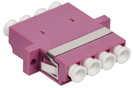 ITK Адаптер оптический проходной LC-Quad OM4 UPC