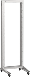 ITK LINEA F Стойка 1-рамная на рол. 42U 600х600мм серая