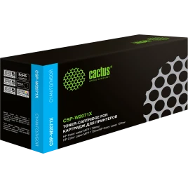 -/ Картридж лазерный Cactus CSP-W2071X 117X голубой (1300стр.) для HP Color Laser 150a/150nw/178nw MFP/