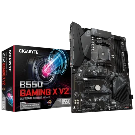 Материнская плата/ MB GIGABYTE AMD B550 sAM4, 4xDDR4(128GB), DVI-D/HDMI 2.1, 1xPCIe 4.0x16, 1xPCIe 3.0x16, 3xPCIe 3.0, 1xLAN, 4xSATA 6Gb/s, 2xM.2, 4xUSB 3.2, 2xUSB 2.0, 1xPS/2, ATX