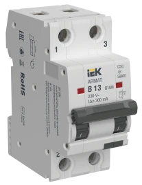 ARMAT АВДТ B10N 2P B13 300мА тип A IEK