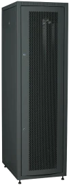 ITK LINEA E 42U 600х800мм перф. пер. дв. задн. метал. чер.