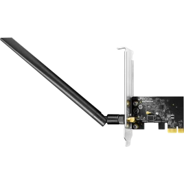 Адаптер Wi-Fi/ AC650 Dual Band Wi-Fi PCIe Adapter, 433Mbps at 5GHz + 200Mbps at 2.4GHz,1  5dBi Antenna, Windows 10/11, Dual Brackets, Windows 10/11;