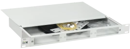 Кросс оптический 1U укомпл. 12 LC duplex (OS2) черн.