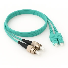 Патч-корд ADVANT ADVOM5-PCD20-SCFC-UU-LL, Duplex, тип волокна: MM 50/125 (OM3). Разъемы: SC/UPC-FC/UPC. Длина: 20, оболочка: LSZH, диаметр кабеля: 3