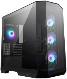 Корпус ПК без блока питания/ Case MSI MAG PANO M100R PZ, Mini-Tower, TG, 4x120mm ARGB, 1xUSB 3.2, 1xUSB 3.2 Type-C, mATX, mITX Black