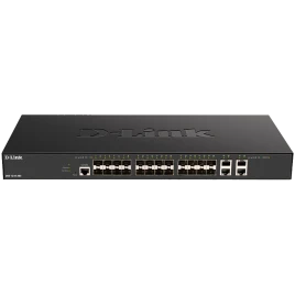 Коммутатор/ DXS-1210-28S Smart L2+ Switch 24x10GBase-X SFP+, 4x10GBase-T, CLI, RJ45 Console