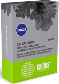 -/ Картридж матричный Cactus CS-ERC28BK ERC28-BK черный для Epson ERC28/M2000/FUJITSU-29745/AT3000/NORAND-815/4000/4815/4820/DP815/NP815
