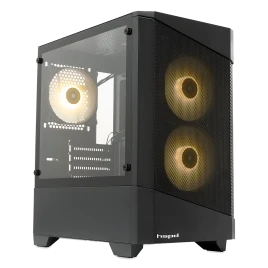 Корпус без блока питания/ Case HSPD M330, Mesh Mini-tower, Black, TG, 0.6 SPCC, 3x120mm ARGB (M11-120) mATX, mITX 175/330/160mm 2x2.5", 2x3.5", 4xPCI 1xUSB-A 3.0, 2xUSB-A1.0 365x216x405mm
