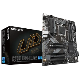 Материнская плата/ MB GIGABYTE INTEL B760 s1700, 4xDDR4(128GB), HDMI 2.0/DP, 1xPCIe 4.0x16, 4xPCIe 3.0x16, 1xLAN, 4xSATA 6Gb/s, 2xM.2, 1xUSB-C, 1xUSB 3.2, 4xUSB 2.0, 1xPS/2, ATX