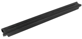 Plastic plug Systeme Electric, Excelente series, 1U , 19", tool-free installation, black (10 pcs.)