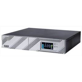 ИБП Smart King Pro+ SRT-3000A LCD, линейно-интерактивный, 3000ВА, 2700Вт, LCD, Rack/Tower, 8 розеток IEC320 C13 и 1 розетка C19 с резервным питанием, USB, RS-232, слот под SNMP карту, EPO, защита RJ45, ШхГхВ 428х669х84мм., вес 36.8кг./ UPS POWERCOM SRT-30
