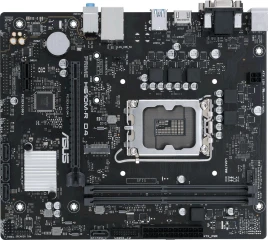Материнская плата ASUS PRIME H610M-R D4-SI Soc-1700 Intel H610 2xDDR4 mATX AC`97 8ch(7.1) GbLAN+VGA+DVI+HDMI White Box [PRIME H610M-R D4-SI]