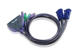 2-х портовый KVM переключатель PS/2, 0,9м/ 2 PORT KVM SWITCH FOR PS2   W/0.9m