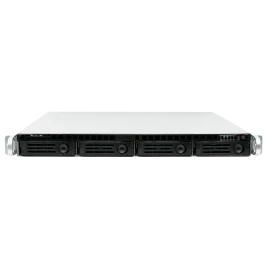 Серверный корпус/ 1U chassis;  Mini-ITX, Micro-ATX, ATX MBs; 4 x 3.5''