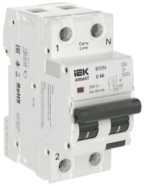 ARMAT АВДТ B10N 1P+NP C40 30мА тип A (36мм) IEK