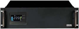 Источник бесперебойного питания Powercom King Pro RM KIN-2200AP LCD 1760Вт 2200ВА черный/ UPS Powercom King Pro RM KIN-2200AP LCD 1760W 2200Va black