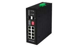 Промышленный HiPoE коммутатор Gigabit Ethernet/ Промышленный HiPoE коммутатор Gigabit Ethernet на 8GE PoE + 2 GE SFP порта. Порты: 1 x GE (10/100/1000Base-T) с PoE BT (до 90W) + 7 x GE (10/100/1000Base-T) с PoE (до 30W) + 2 x GE SFP (1000Base-X). Соответс