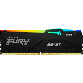 Память оперативная/ Kingston 32GB 5600MT/s DDR5 CL40 DIMM FURY Beast RGB XMP