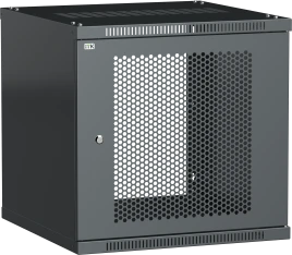 ITK Шкаф LINEA WE 18U 600х600мм дверь перфорированная черный