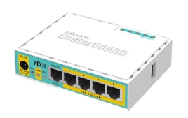 Маршрутизатор/ hEX PoE lite 5xEthernet with PoE output for four ports, USB, 650MHz CPU, 64MB RAM, RouterOS L4