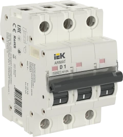 ARMAT Авт. выкл. M10N 3P D 1А IEK