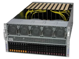 Серверная платформа/ Supermicro GPU SuperServer SYS-521GE-TNRT (X13DEG-OA, CSE-528GTS-R5K40P) 5U, 2x LGA-4677, Intel® C741, 32x DDR5 5600MTs ECC RDIMM, 8x 2.5" HS SATA, 8x 2.5" HS NVMe, 2x M.2 NVMe, 13x PCIe 5.0 x16 FHFL slots, 2x RJ45 10GbE wit