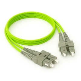 Патч-корд ADVANT ADVOM5-PCD005-SCSC-UU-LL, Duplex, тип волокна: MM 50/125 (OM5). Разъемы: SC/UPC-SC/UPC. Длина: 0,5, оболочка: LSZH, диаметр кабеля: 3